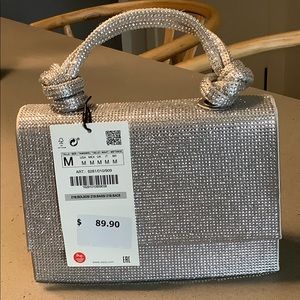 Brand new rhinestone Zara bag